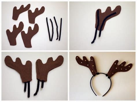 Felt Reindeer Headband