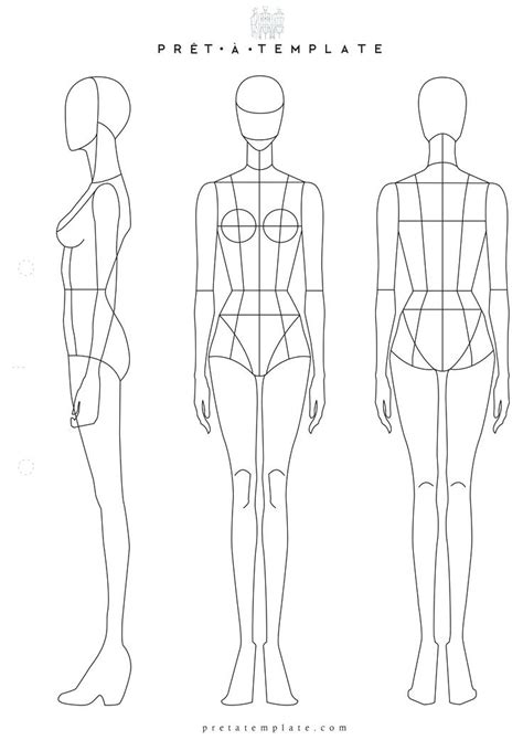 Female body design template