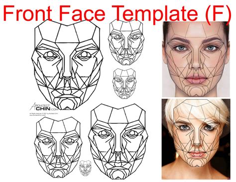 Female face template design basics