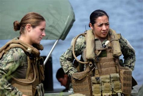 Female Navy SEALs in special operations