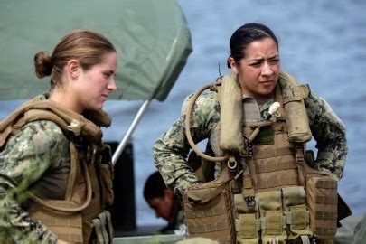 Female Navy SEALs with Awards