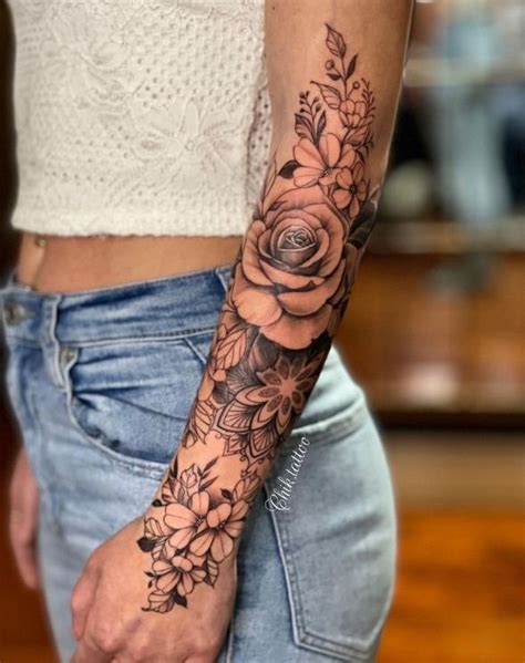 Female sleeve tattoo aftercare