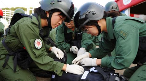 Female Soldiers Getting Enough Rest