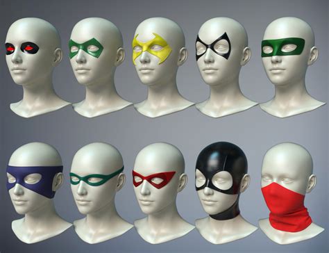 Female Superhero Mask Template