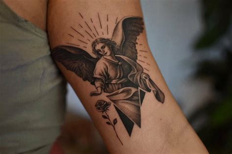 Feminine angel tattoos benefits