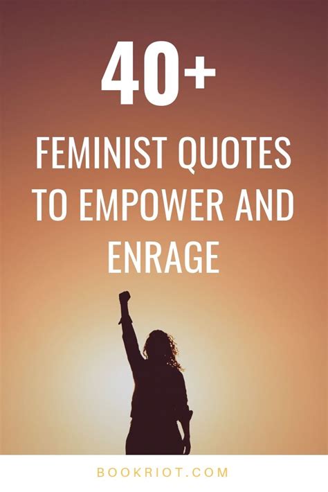 Feminist quotes on a background of modern city