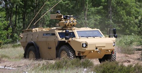 Fennek reconnaissance vehicle in action