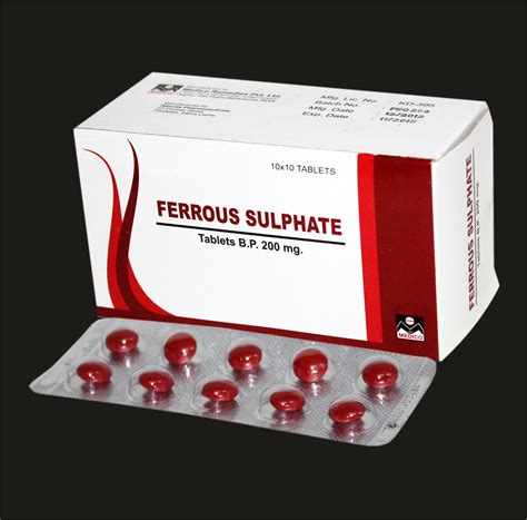 Ferrous Sulfate Dosage