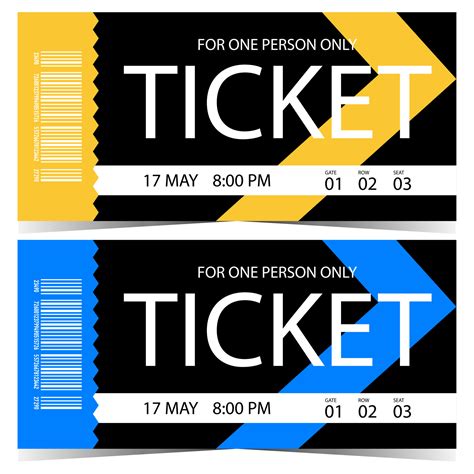 Festival Ticket Template