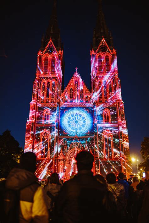 Festive lights in Prague