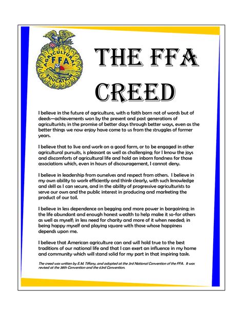 FFA Creed kids