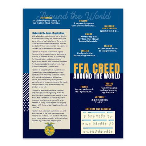 FFA Creed Printable Ideas