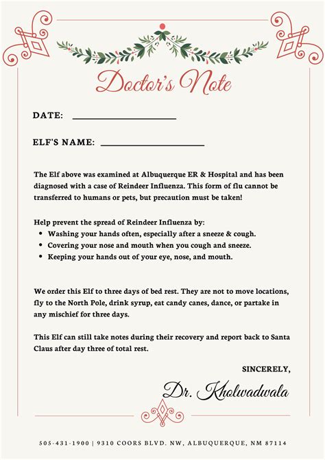 Creating a fictional doctor's note requires careful attention to detail.