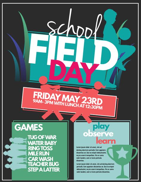 Field Day Flyer Ideas 4