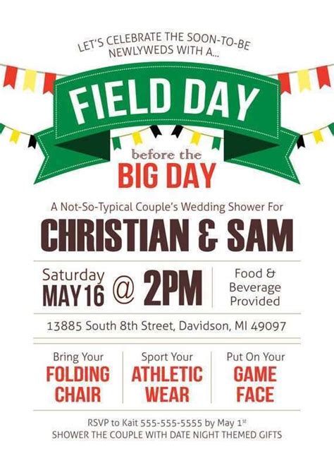 Field Day Flyer with Images