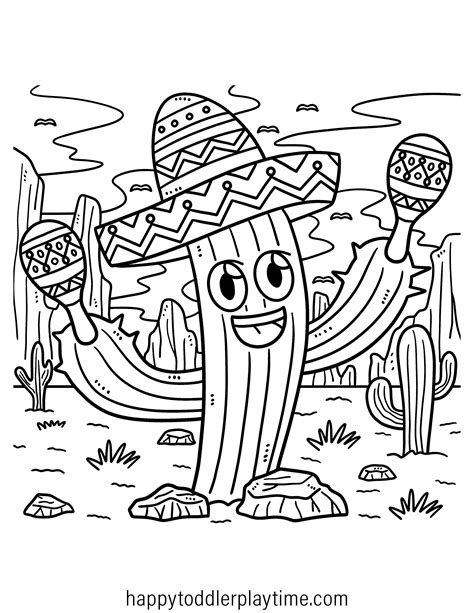 Fiesta Coloring Pages