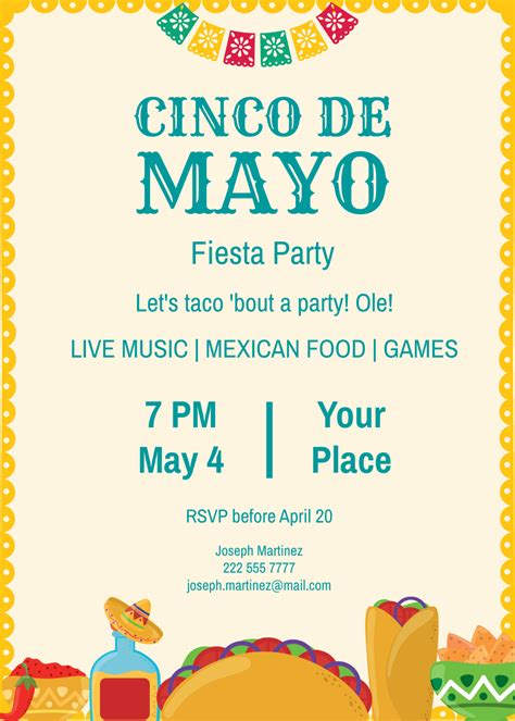 Fiesta Party Decor Template