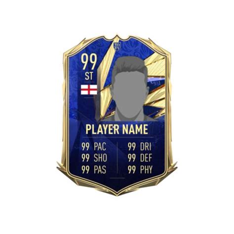 FIFA Card Template Design 10