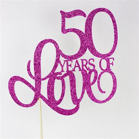 Fifty Years of Love Invitation Template