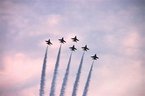 Fighter Jets performing aerobatics