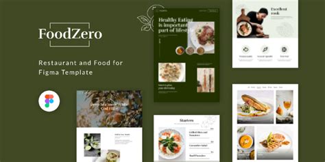 Figma Restaurant Template Example 2