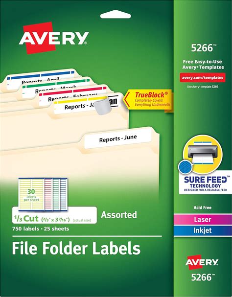 Using 3 inch round printable labels for file and folder labeling