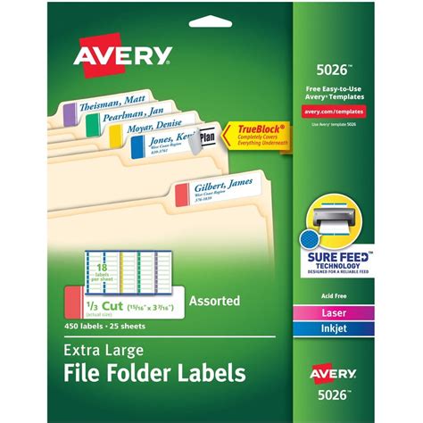 File and folder labels for organization