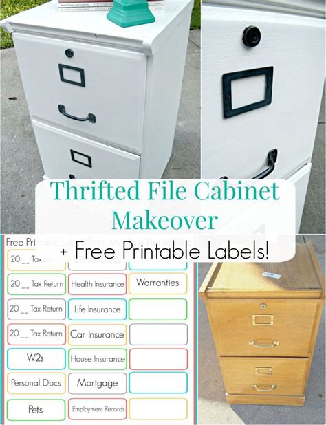 Example of File Cabinet Labels Templates