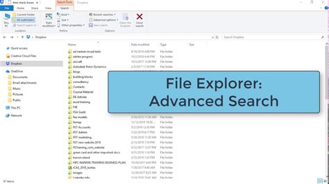 Using File Explorer to create a file folder list