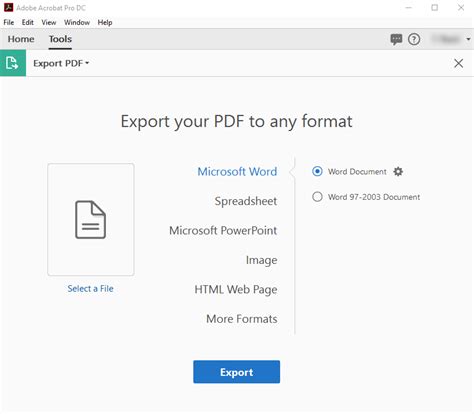 File Format Options