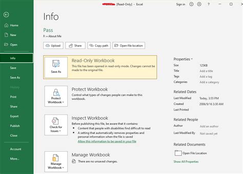 File in Use in Excel