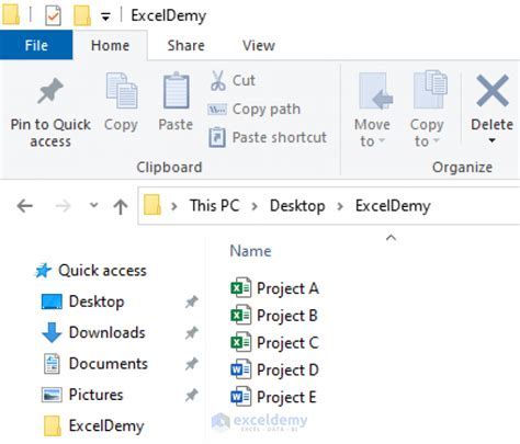 File Name Copying Methods