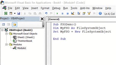 File System Object in VBA