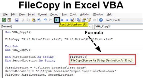 Renaming a file using the FileCopy method in VBA