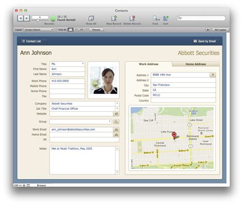 FileMaker Template Design