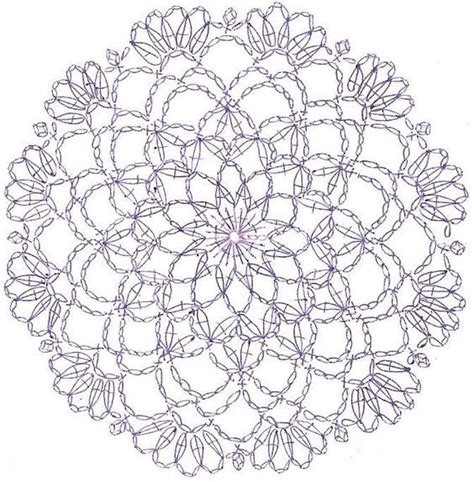 filet crochet mandala