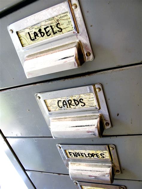 Filing Cabinet Labels Design