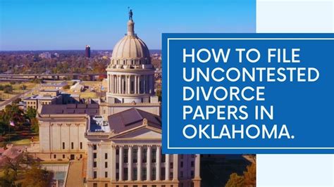 Filing for Divorce in Oklahoma