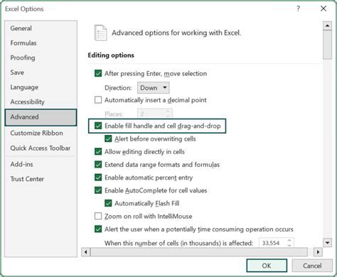 Using the Fill Handle in Excel