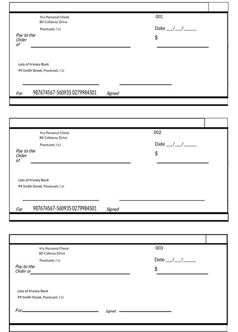 fillable blank check template word example