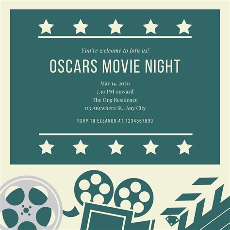 Film Invitation Template