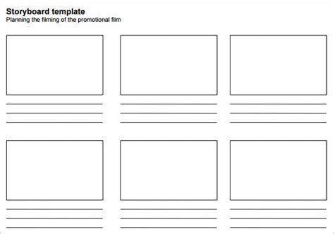 Film Storyboard Template