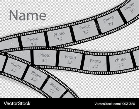 Film strip collage template inspiration