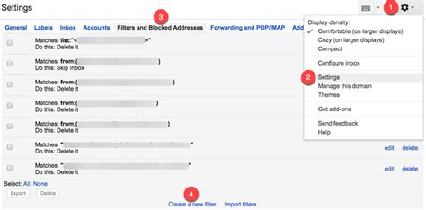 Filter Emails in Google Sheets