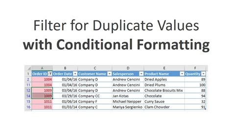 FILTER Function Duplicates