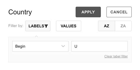 FILTER OR Conditions Syntax