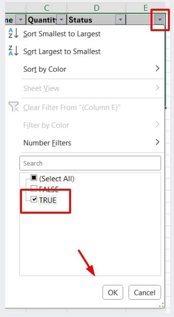 Filter Strikethrough in Excel