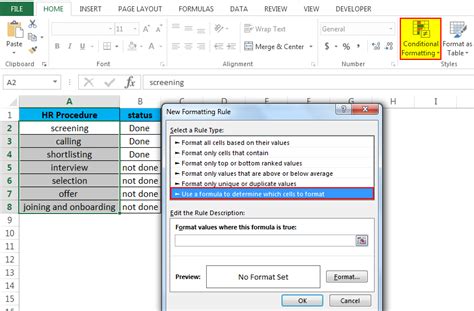 Filter Strikethrough using Conditional Formatting