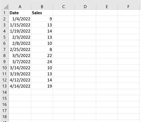 Filtering Excel Dates 8