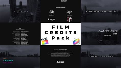 Final Cut Pro Credits Template Example 1